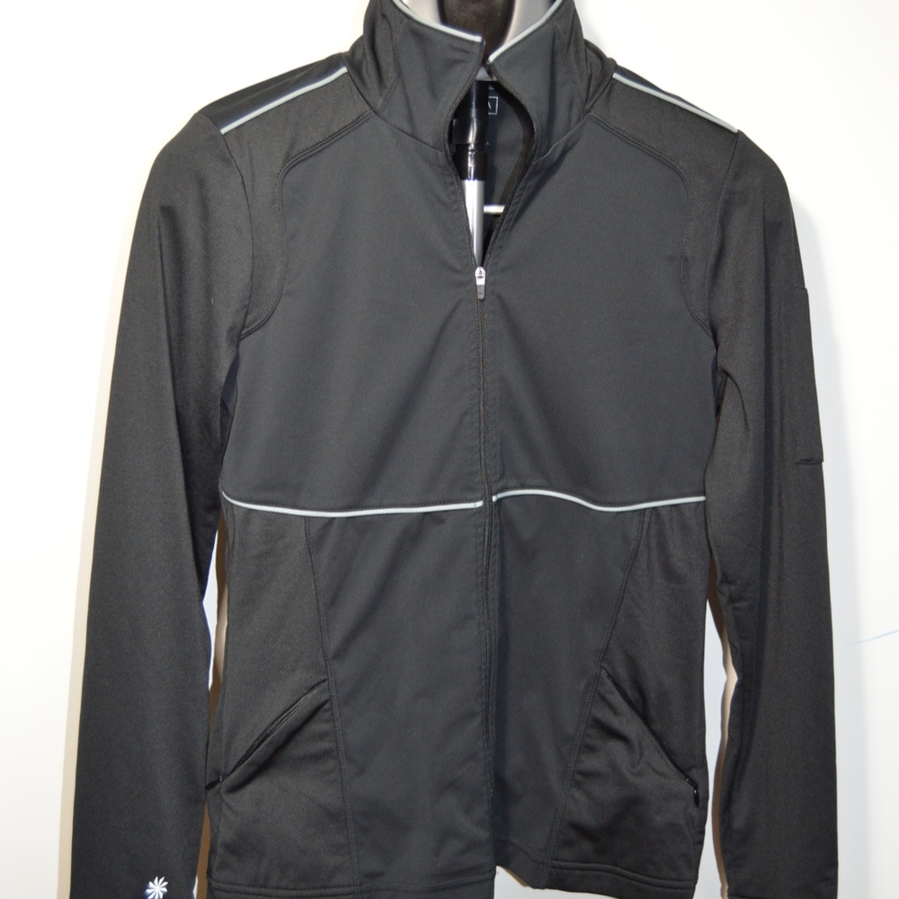 Athleta Women's Zip Athletic Light Weight Jacket Size Small Polyester Spandex